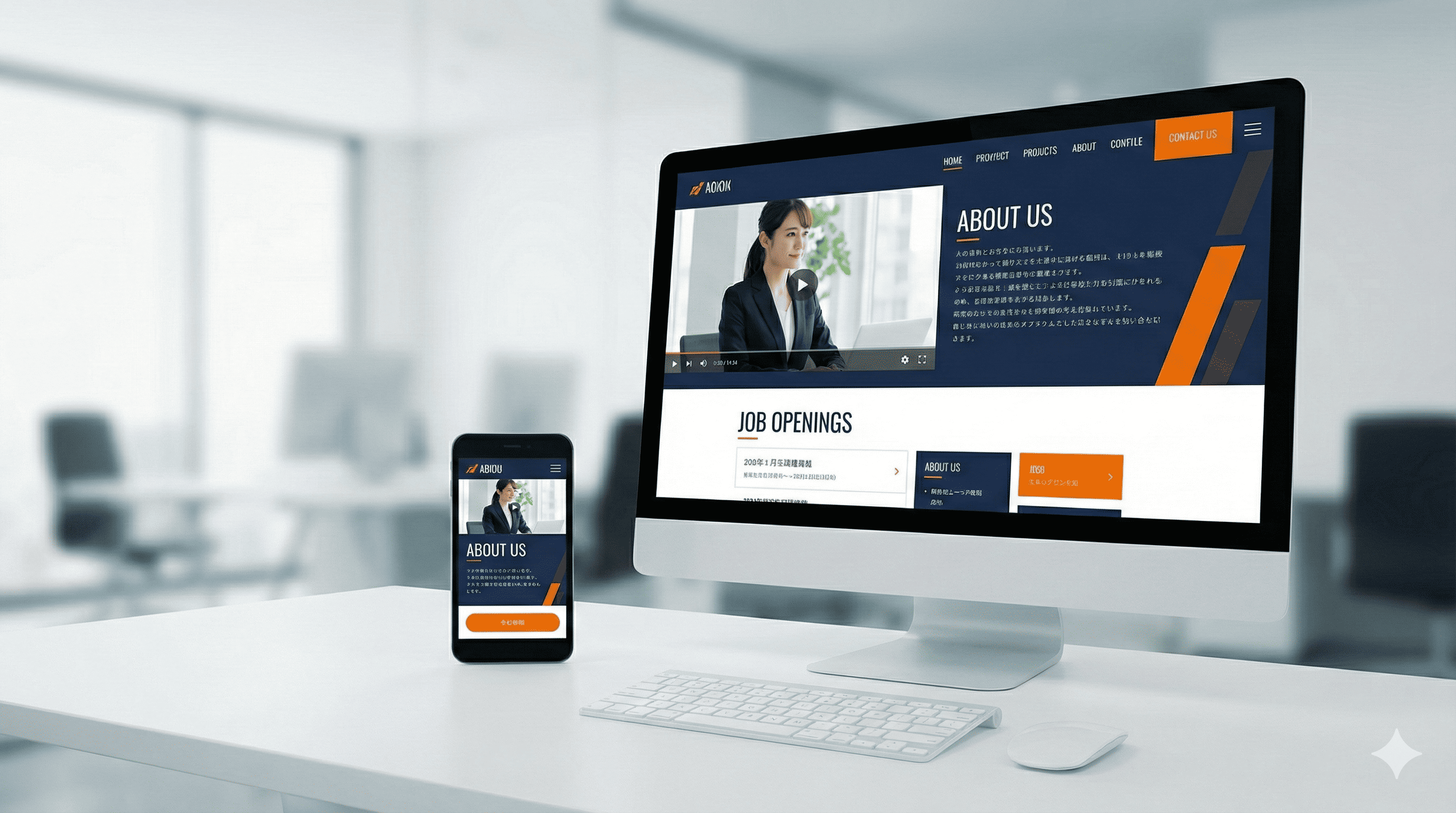 採用強化パック：動画埋込型リクルートサイト